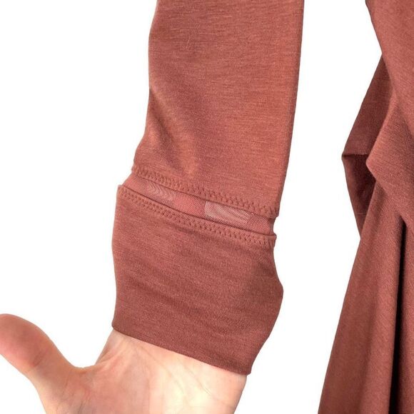 Athleta Industry turtleneck sheath midi dress Size XS Havana Brown rust - Picture 7 of 10